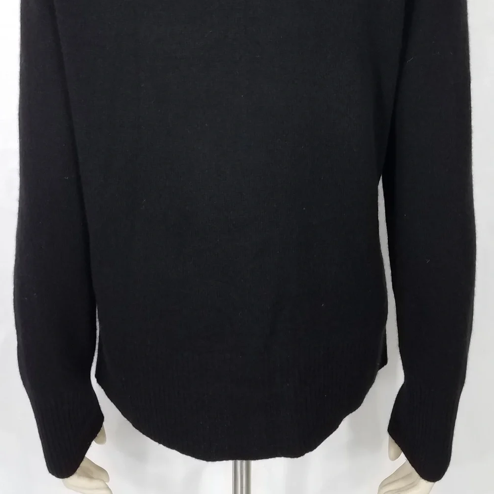 Apt. 9 black purple argyle Cashmere cardigan Large - Picture 7 of 8